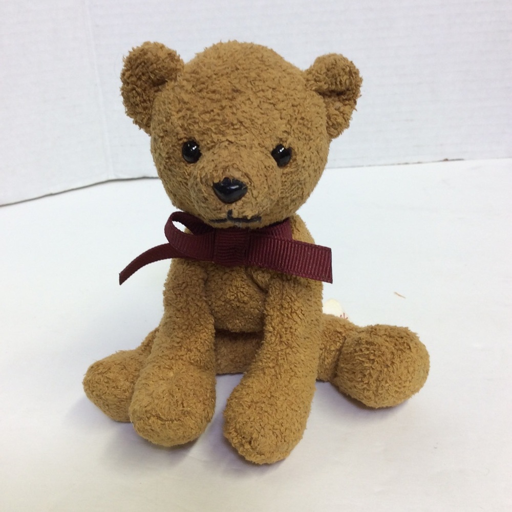 VTG Russ Bixby Mini Plush Teddy Bear Tan